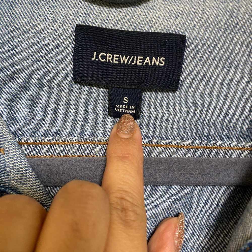 JCrew Jean Jacket Small - Picture 3 of 4